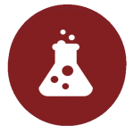 Bioinformatics solutions - chemical icon