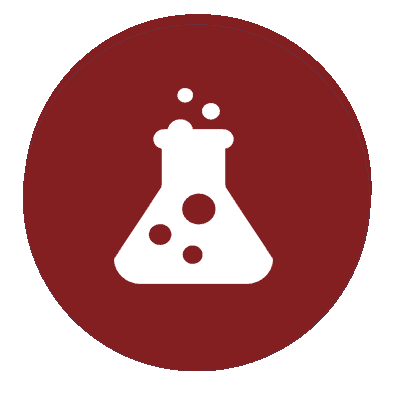 Bioinformatics solutions - chemical icon