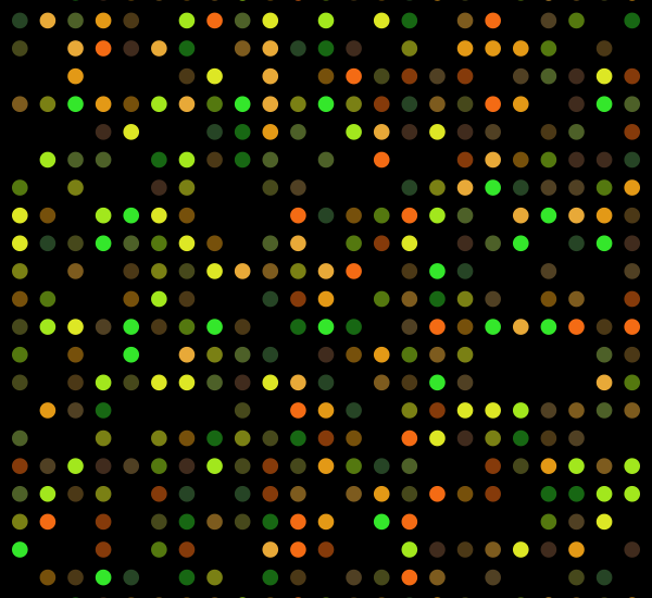 Gene Expression Analysis Methods - DNA Microarray Illustration