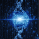 Image shows data forming into DNA